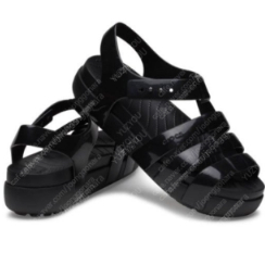 크록스 스플래쉬 글로시 피셔맨 샌들 209267-060 새제품 W8 250