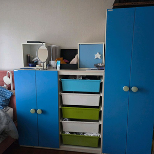 한샘 샘키즈 옷장 2개 + 서랍장