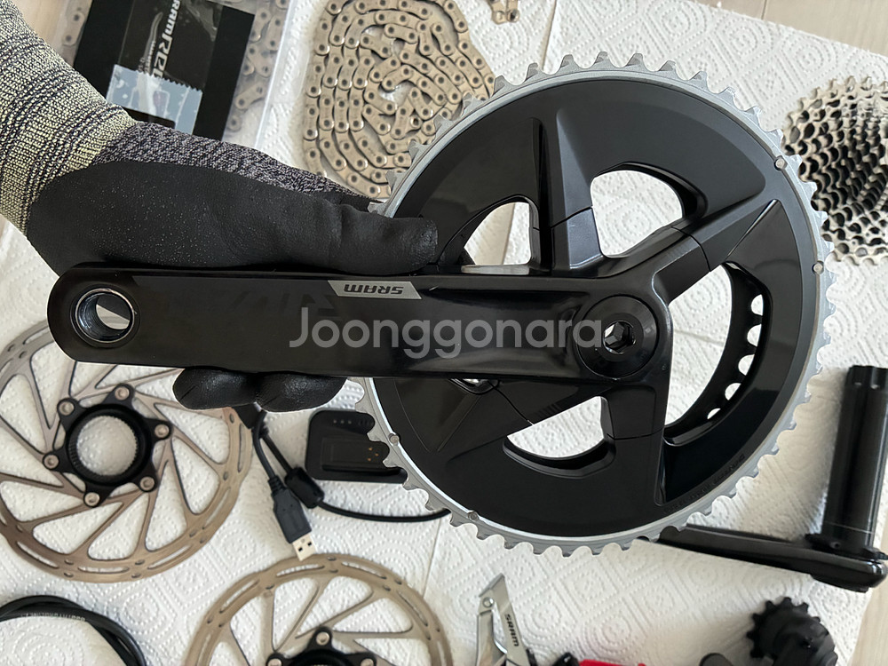 스램 라이벌 이탭 파워미터 12단 그룹셋 판매--1