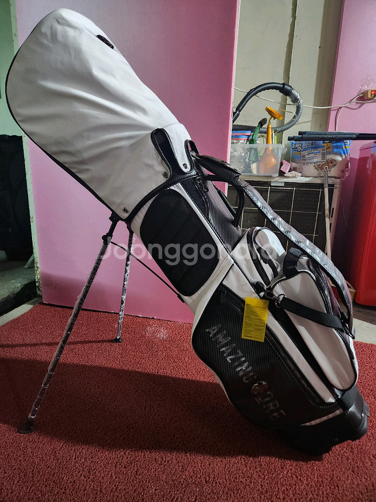새제품 어메이징크리 스탠드캐디백 골프백--0