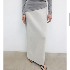 르917 Le17sempembre string knit skirt 니트스커트 그레이 36