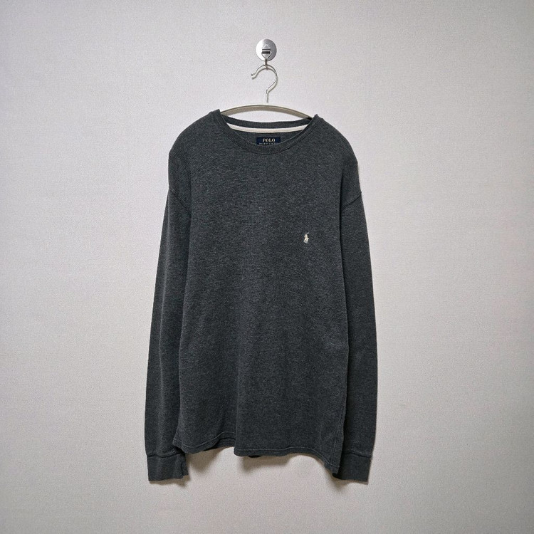 폴로랄프로렌 그레이 와플니트 / 남성 니트--2
