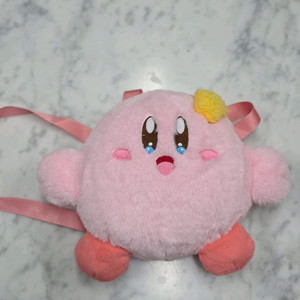 별의 커비 보송보송 핑크 크로스백