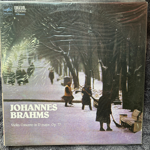 미개봉 lp 멜로디야 클래식 요하네스 브람스 바이올린