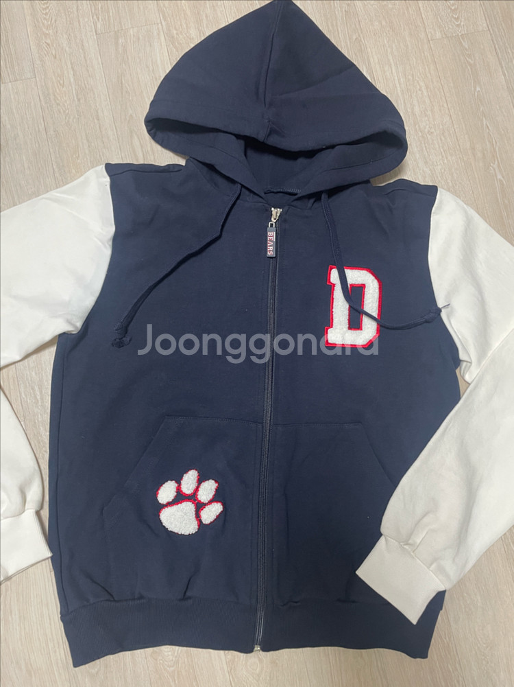 두산베어스 후드집업--2