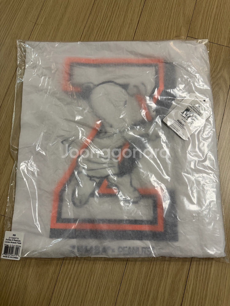 줌바웨어 스누피 나시 새상품--1