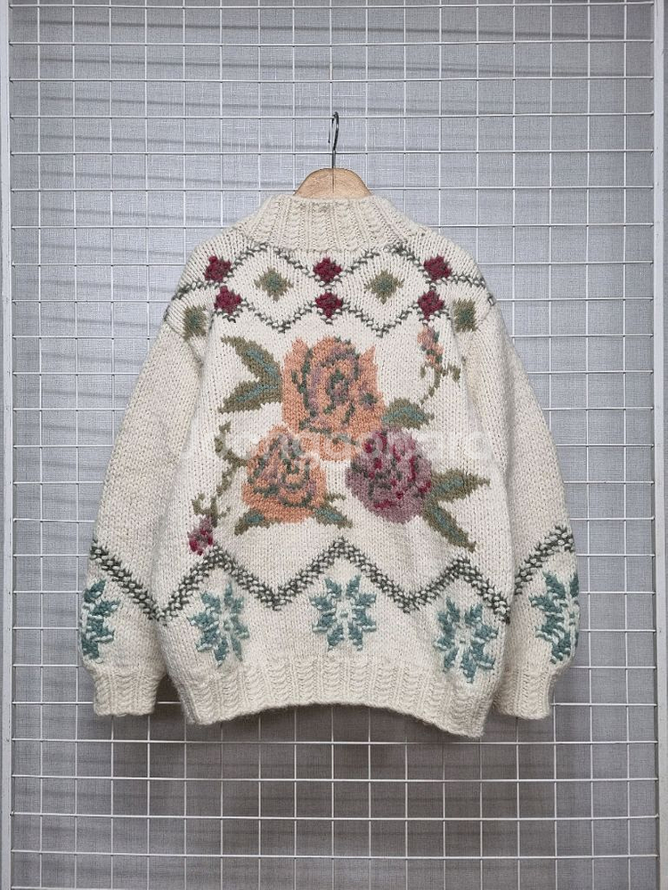 일본빈티지 Necessary 핸드메이드 니트--1