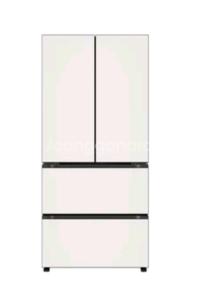 엘지 오브제김치톡톡 FIT & MAX 480L - 글라스베이지--1