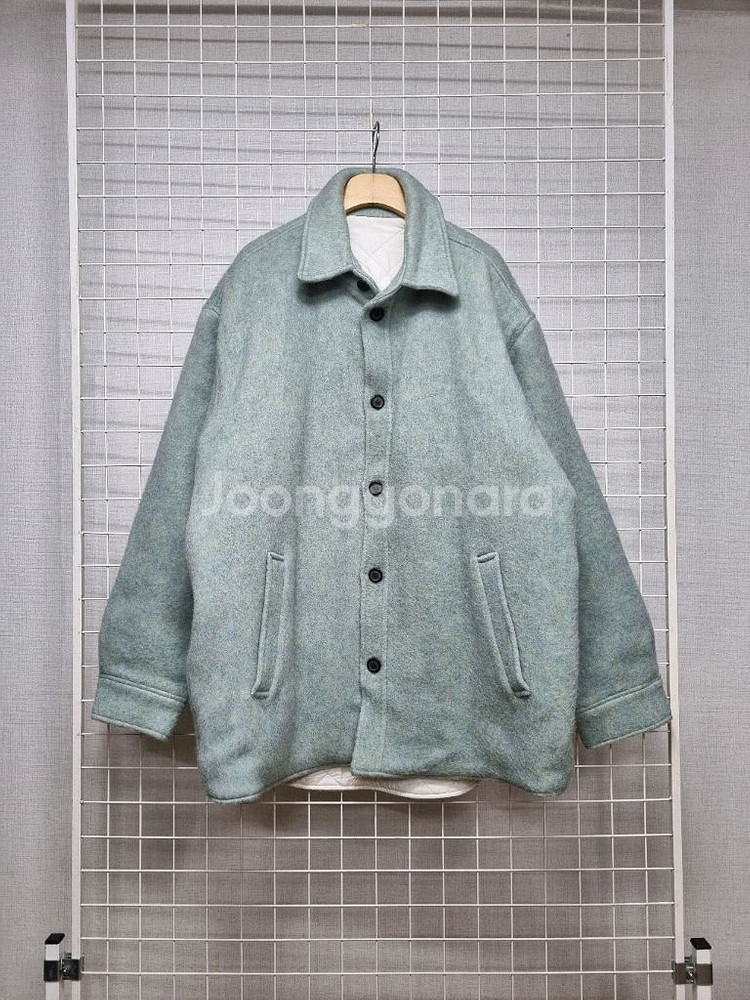 컴젠 COMGEN 모직 셔츠형 자켓 L--0