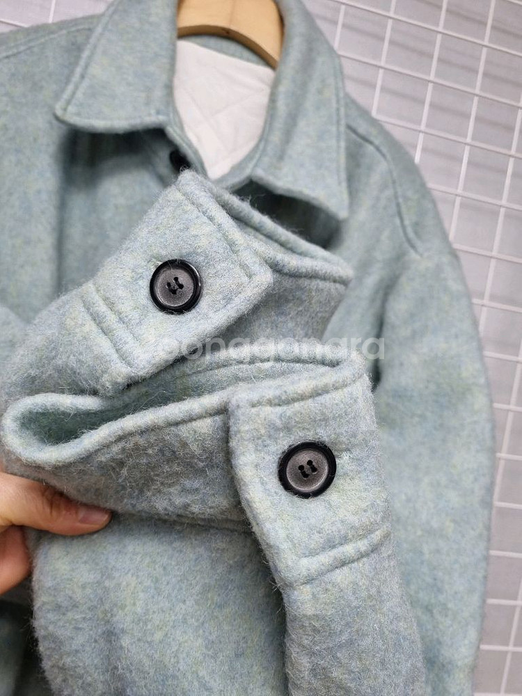 컴젠 COMGEN 모직 셔츠형 자켓 L--3