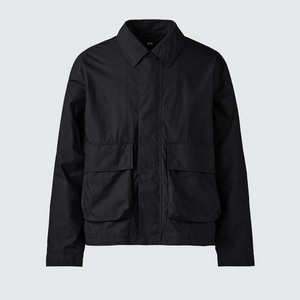 유니클로C 코튼 쇼트 블루종 블랙