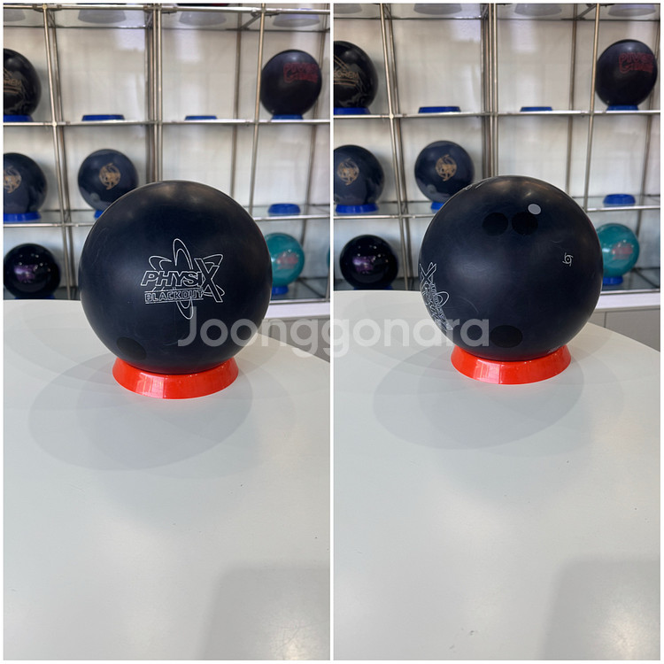 피직스블랙아웃(중고볼링공)(덤리스지공가능)--0