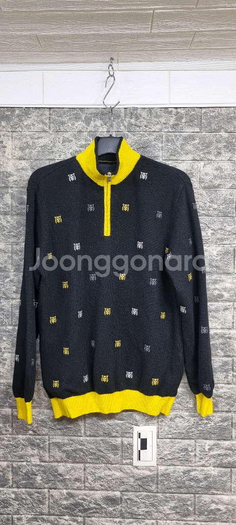 링스골프 울방풍니트 남성반짚업100--0