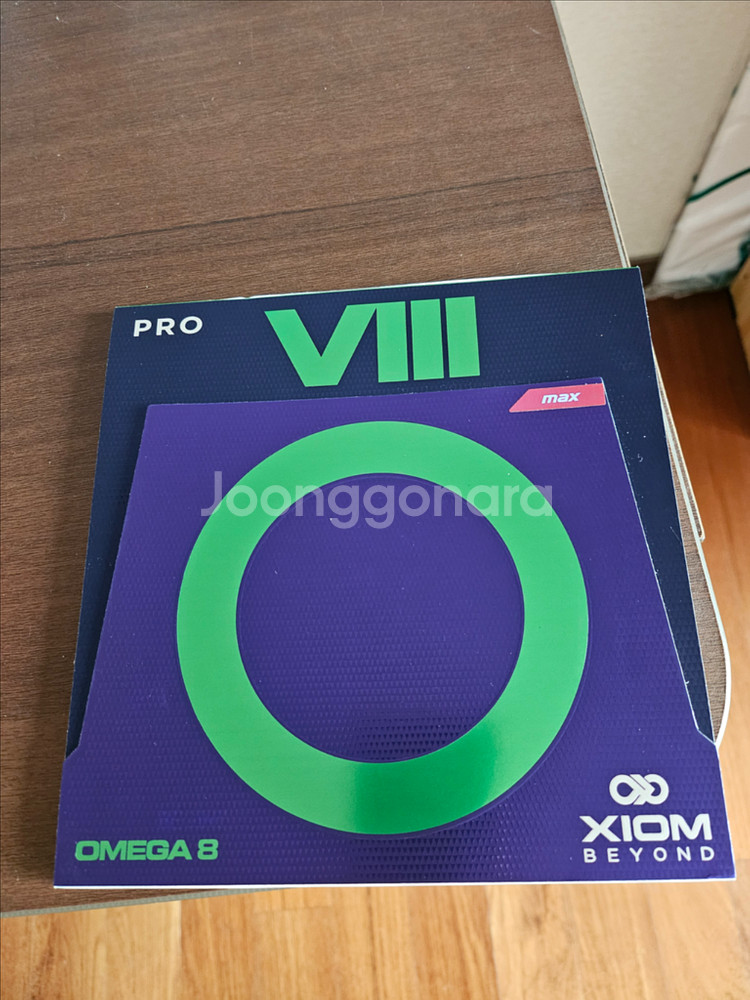 탁구러버 오메가8 적색 새상품--0