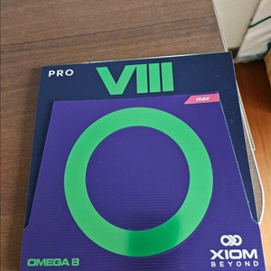 탁구러버 오메가8 적색 새상품