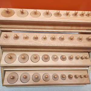 다원몬테소리(꼭지원기둥+색원기둥 새상품+받침대+제시카드+교재)아가월드 키즈에이원