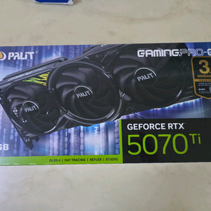 PALIT 지포스 RTX 5070 Ti GAMINGPRO-S D7 16GB 이엠텍