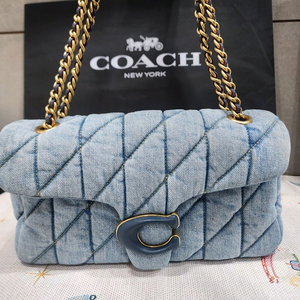 코치 태비 데님숄더백 26 새제품 택제거안함
