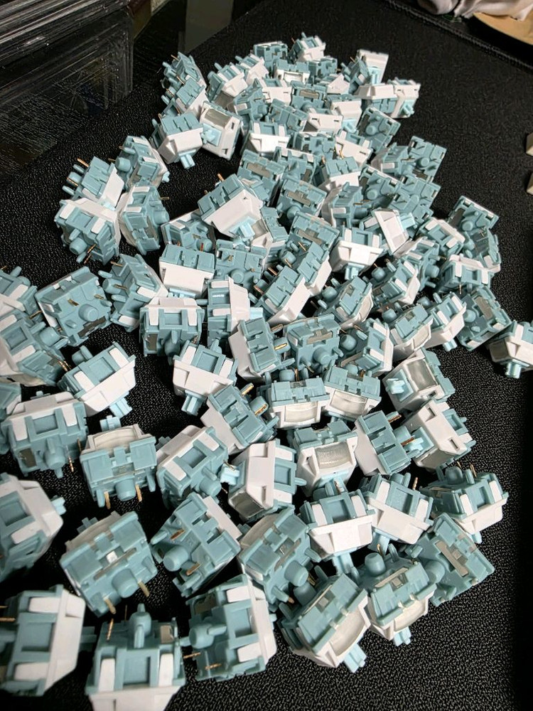 FL-ESPORTS OG104 레트로 유무선 기계식 키보드(그레이) 이미지