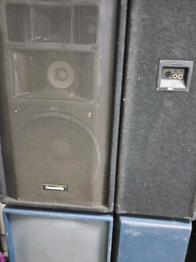 터보사운드 TL-1800 스피커, 커머니티XLT530 스피커, 외장엠프 MPS1200외 이미지