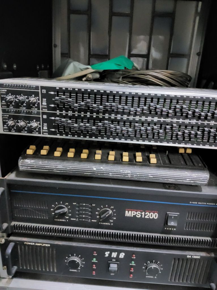 터보사운드 TL-1800 스피커, 커머니티XLT530 스피커, 외장엠프 MPS1200외 이미지