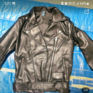 자라 zara 가죽자켓 s사이즈