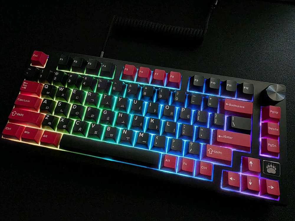 다얼유 EK75RT 8K 래피드 트리거 알루미늄 자석축 키보드--2