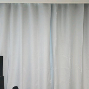 데코지오 100% 암막커튼 화이트그레이