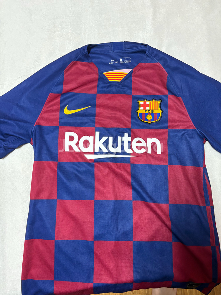 정품 바르셀로나 19 20 메시 유니폼 (M사이즈)--0