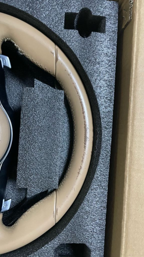 포르쉐 카이엔 스티어링휠 에어백--2