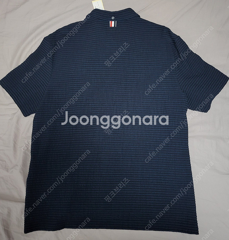 톰브라운 RWB탭 스트라이프 반팔 셔츠 4사이즈--4