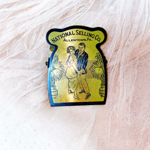 레어 황동 빈티지 클립