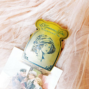 레어 황동 빈티지 클립