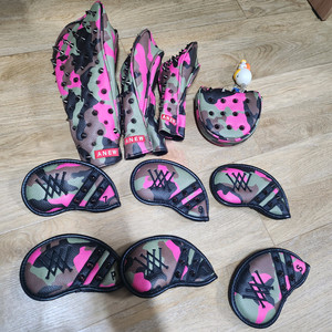 골프 클럽커버와 장갑