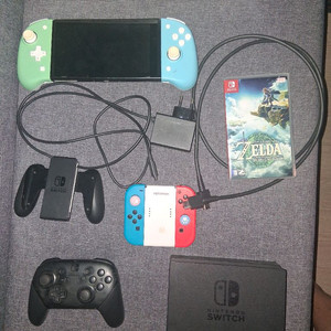 닌텐도스위치 (프로콘포함,젤다x)풀셋 이미지