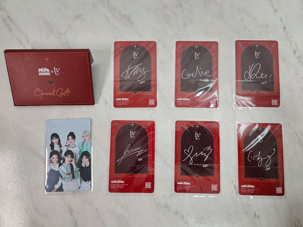 아이브 파파존스 포토카드 미개봉 이미지