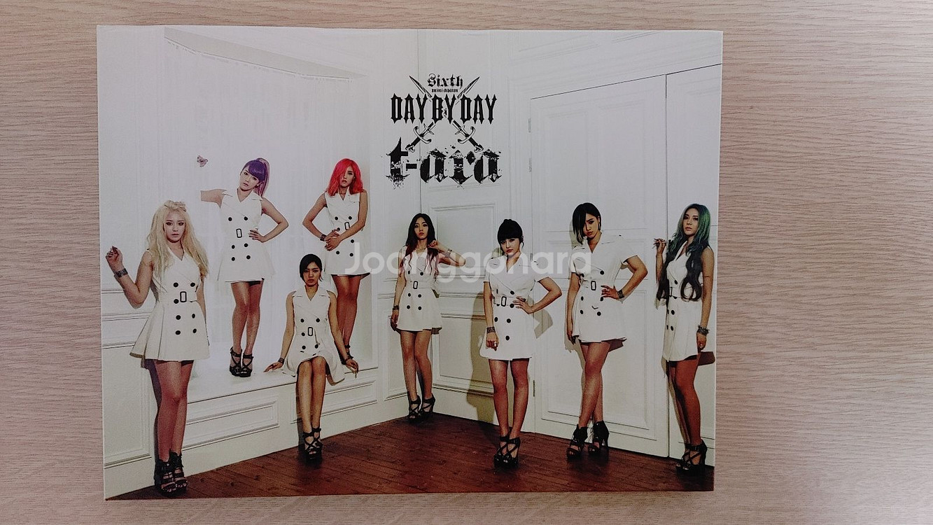 티아라 6번째 앨범 day by day CD--0