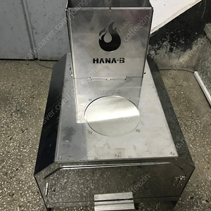 일본 제품 HANA-B 스테인리스 캠핑용 화목난로 미사용