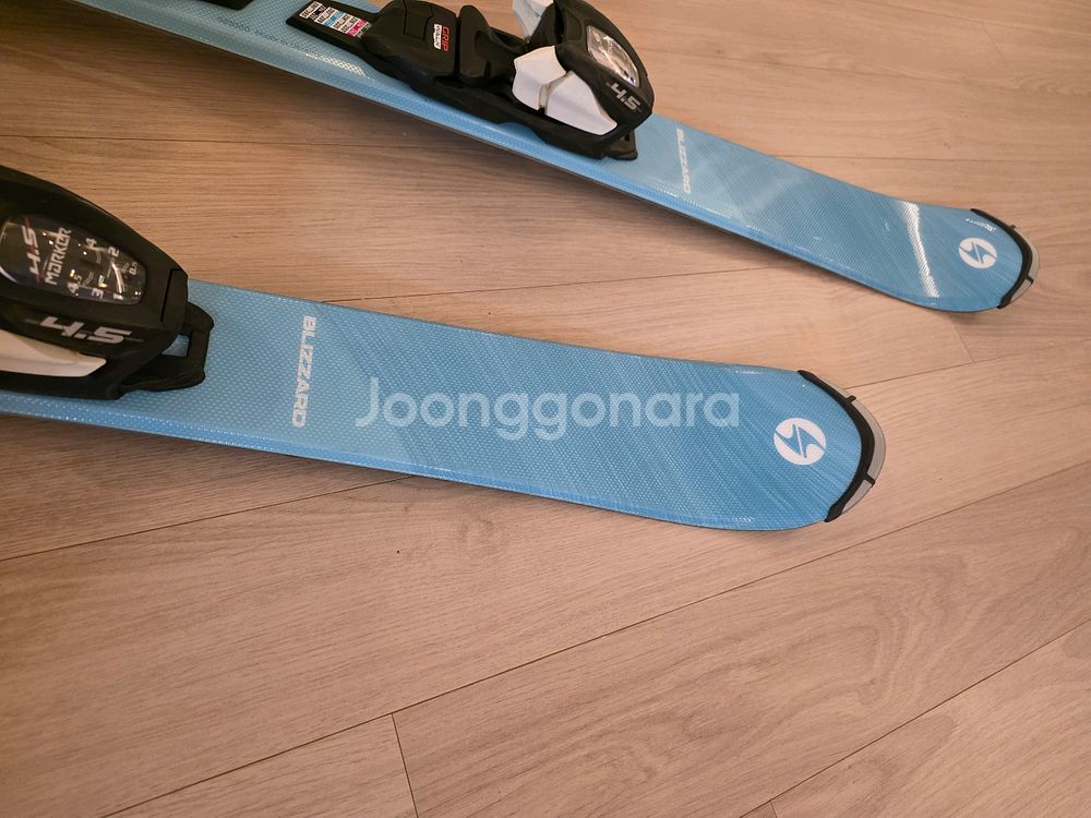 주니어 스키 100cm + 바인딩 세트--1