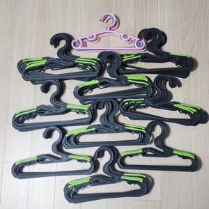 아동 유아 논슬립 옷걸이 96개