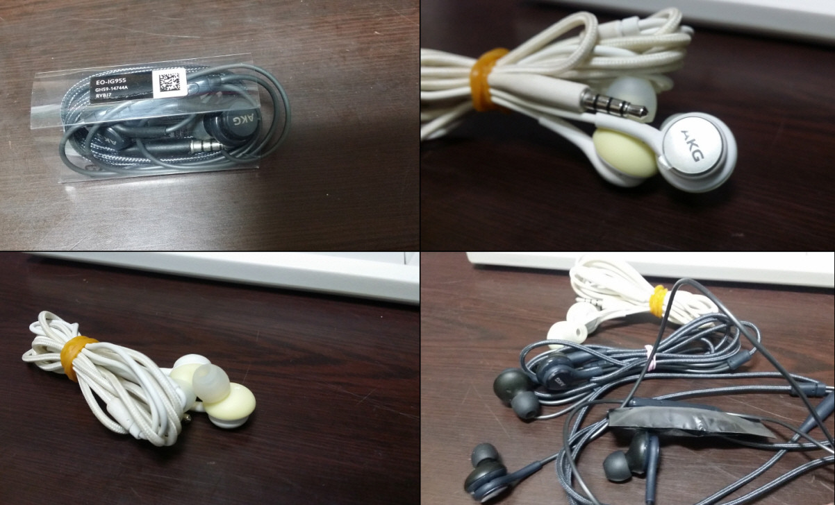 이어폰 삼성 AKG 3.5파이, C 타입﻿, ﻿LG 쿼드 비트2, 비트3, LG B&O, 애플 3.5, 기타 번들--1
