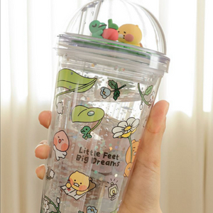 카카오프렌즈 돔형 콜드 텀블러 450ml 새상품