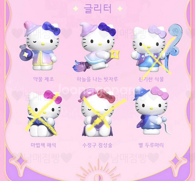 MOETCH 헬로키티 점성술 연구 시리즈 미니 피규어--3