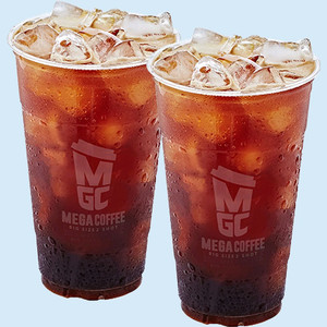 오늘까지 메가커피 아이스 아메리카노 2개 3,200원