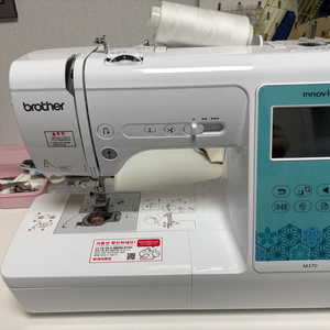 브라더 미싱 M370 재봉틀 + 기타 부자재