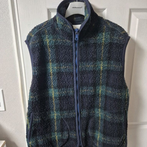 드레익스 타탄체크 플리스 베스트