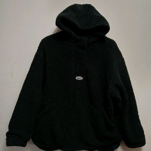 나이키 키즈주니어 블랙 뽀글이 반집업 후리스 점퍼 사이즈 155