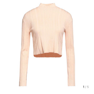 마쥬 maje 터들넥 니트 크롭니트 1사이즈