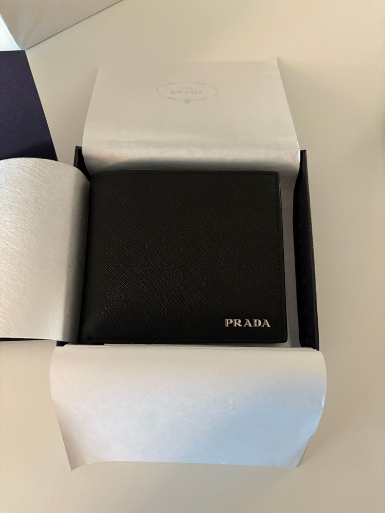 프라다 사피아노 레더 남성 반지갑 이미지