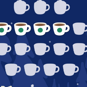 스타벅스 프리퀀시 일반 4개